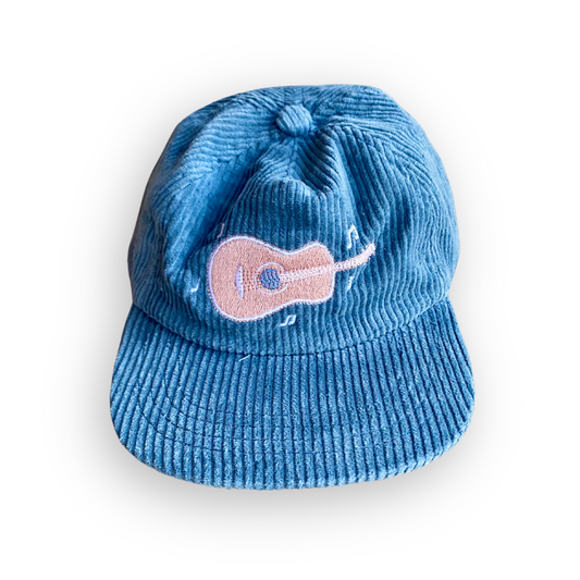 Blue Corduroy Skate Hat