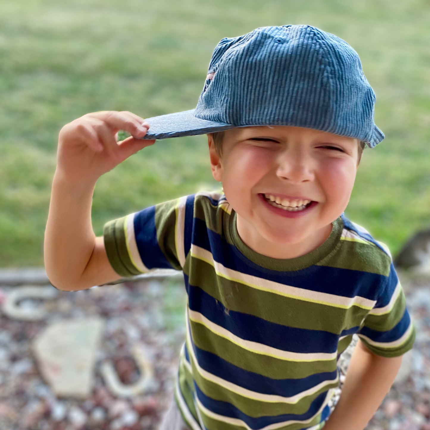 Guitar 5-Panel Hat (Blue)