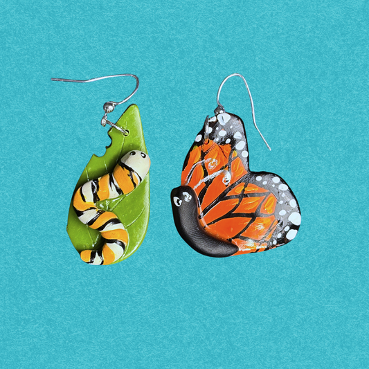 "It's a Caterpillar Butterfly Thing" Earrings
