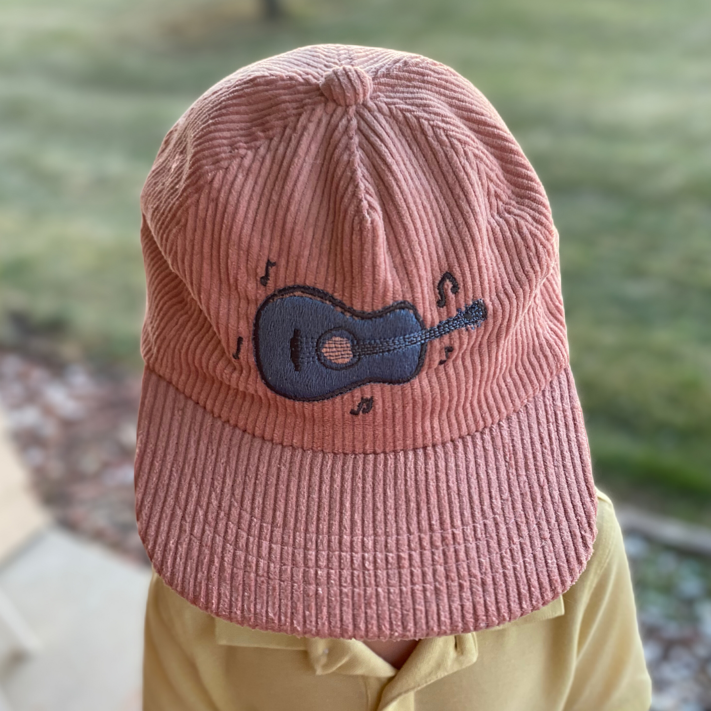 Guitar 5-Panel Hat (Pink)